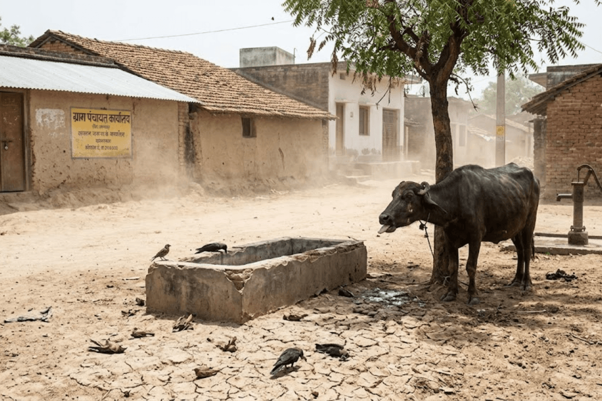 नवादा में 43°C का टॉर्चर: इंसान से लेकर मवेशी और पक्षी तक बेहाल, जलस्रोत सूखने से बढ़ा संकट, दोपहर में सड़कें वीरान