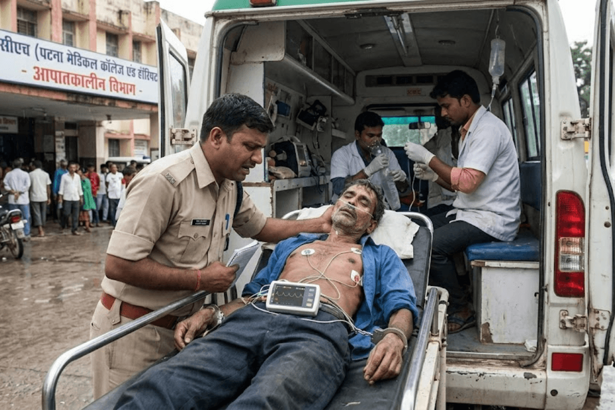 पुलिस कस्टडी में गिरफ्तार वारंटी की अचानक बिगड़ी तबीयत; इलाज के दौरान PMCH में मौत