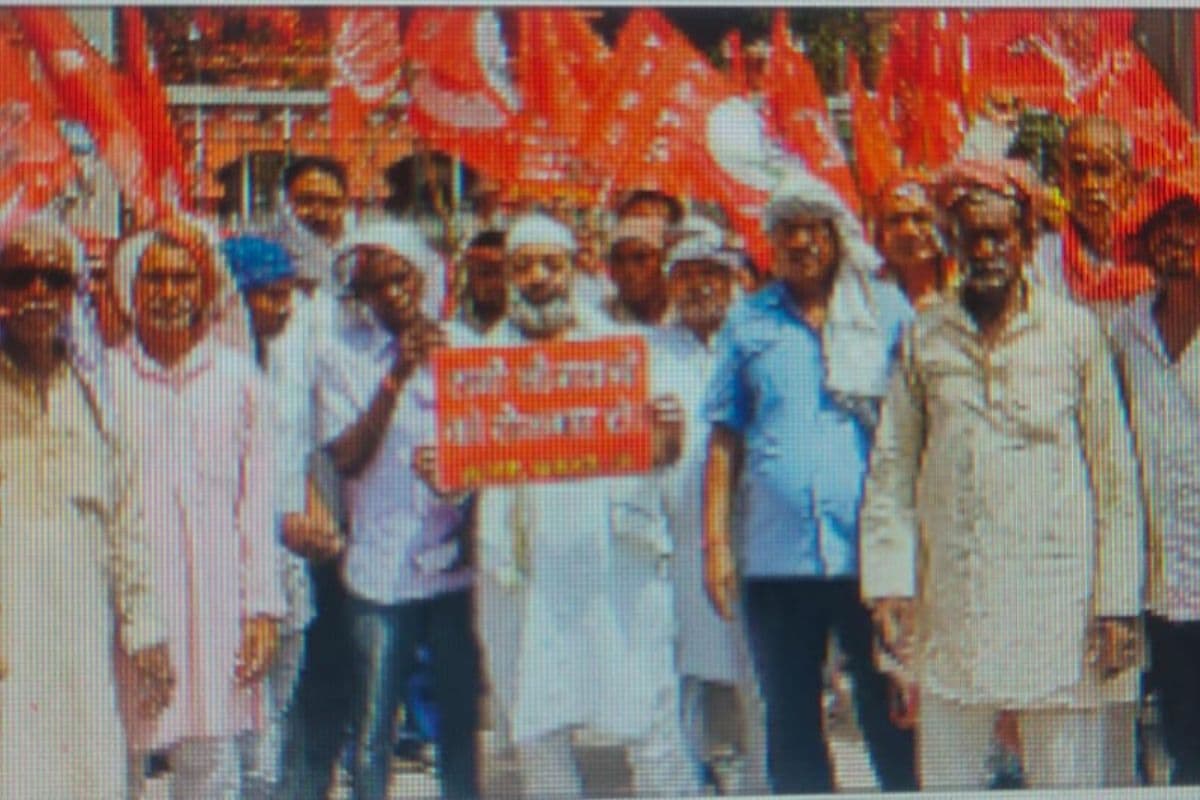 Gaya News : किसानों-मजदूरों का जोरदार प्रदर्शन, मांगों को लेकर निकाला जुलूस