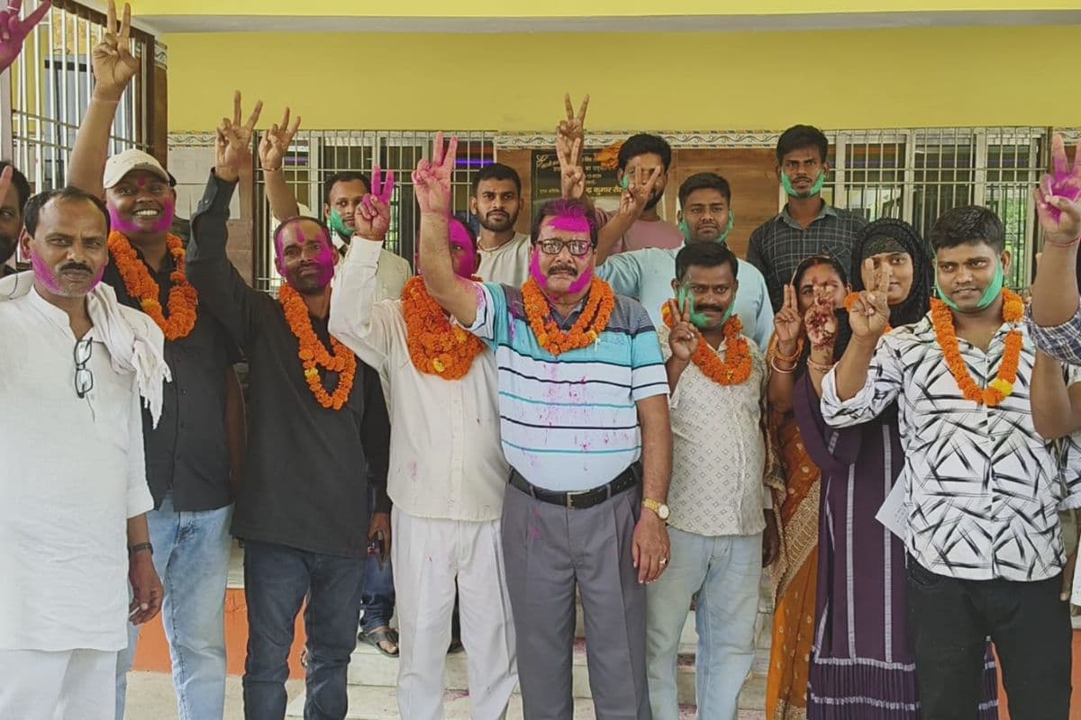 पातेपुर में दो नए चेहरे चुने गए, एक सदस्य निर्विरोध निर्वाचित