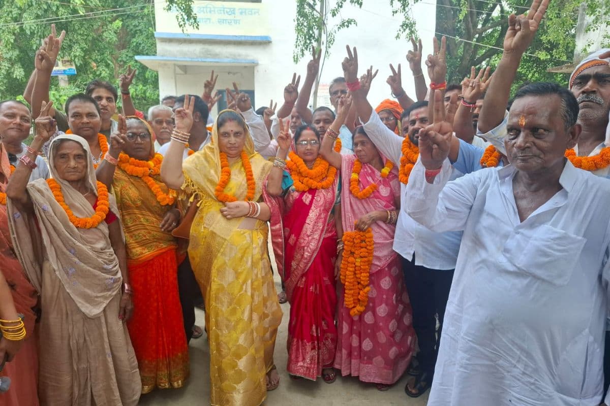 दिघवारा प्रखंड सभागार में कड़ी सुरक्षा के बीच हुआ चुनाव