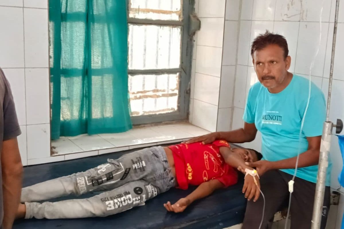 स्कूल की रेलिंग से गिरकर बालक हुआ जख्मी