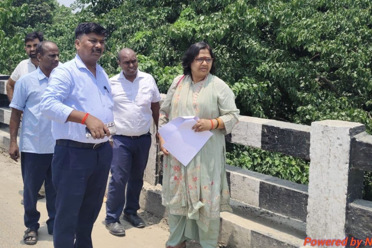 Siwan News : मानसून से पहले पुलों की सेहत जांचने पहुंचा पथ निर्माण विभाग