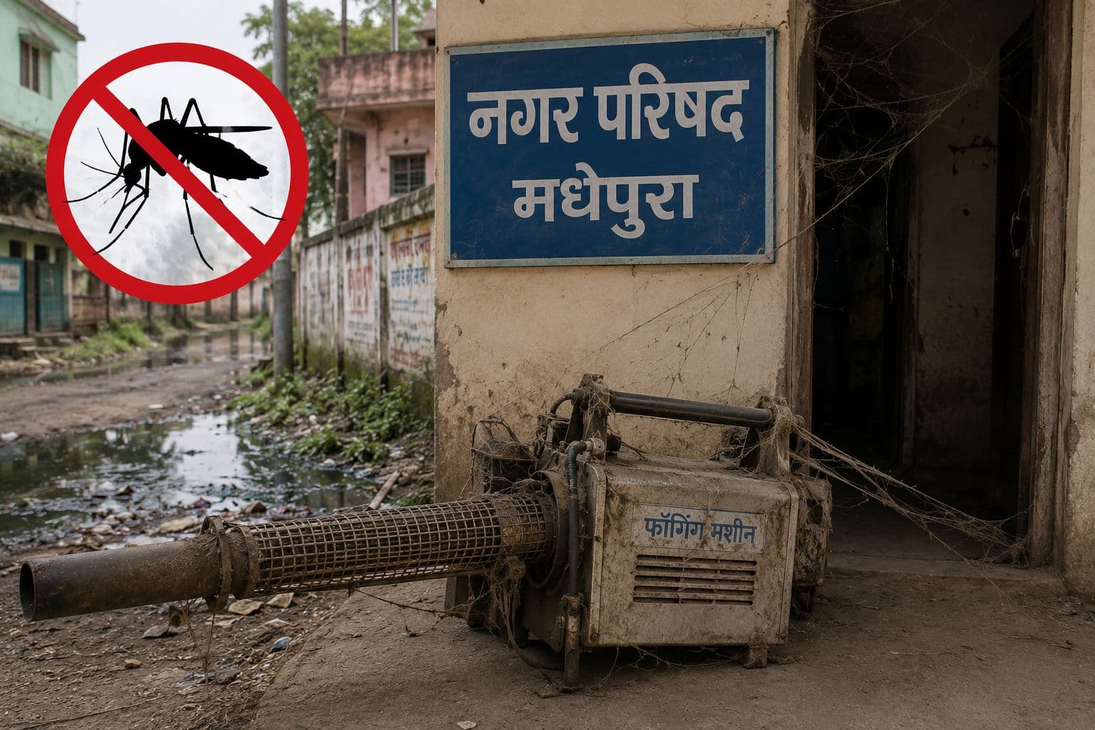 MADHEPURA: मच्छरों के प्रकोप से शहरवासी परेशान, नगर परिषद फरमा रहा आराम