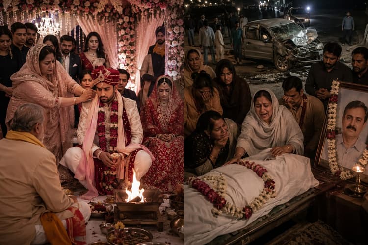 बेटे की बारात में जा रहे पिता की सड़क हादसे में मौत, औरंगाबाद में मातम के बीच हुई शादी की रस्में