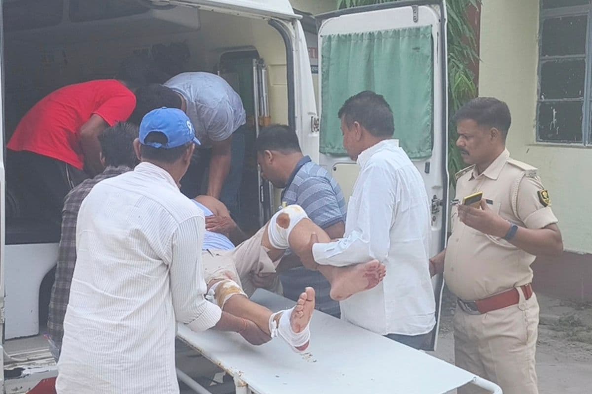 कोर्ट से लौटने के दौरान सड़क हादसे में एएसआई घायल, हेलमेट ने बचाई जान