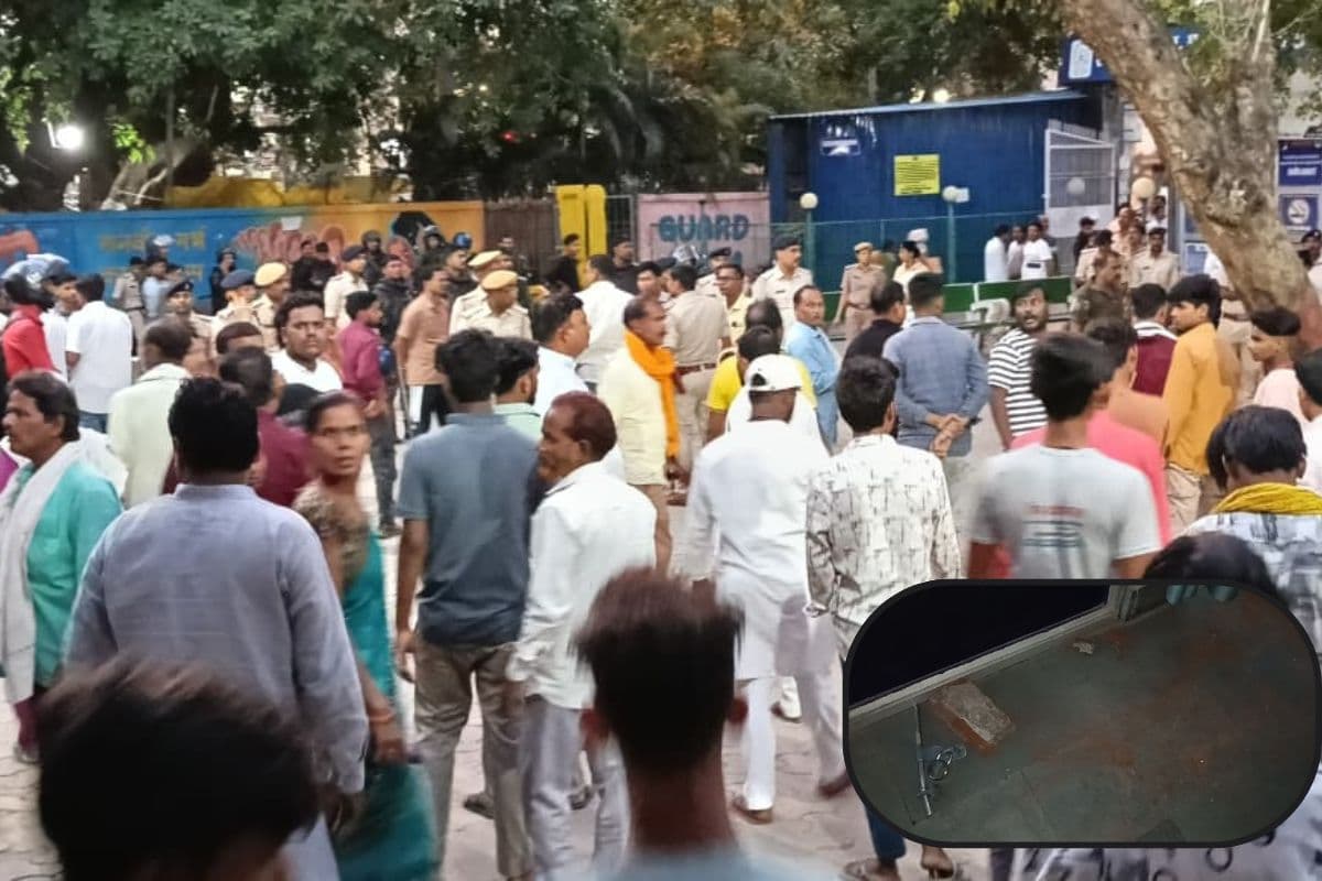 पुलिस की गाड़ी के चपेट में आने से एक बाइक सवार की मौत, गुस्साए लोगों ने अस्पताल में की तोड़फोड़