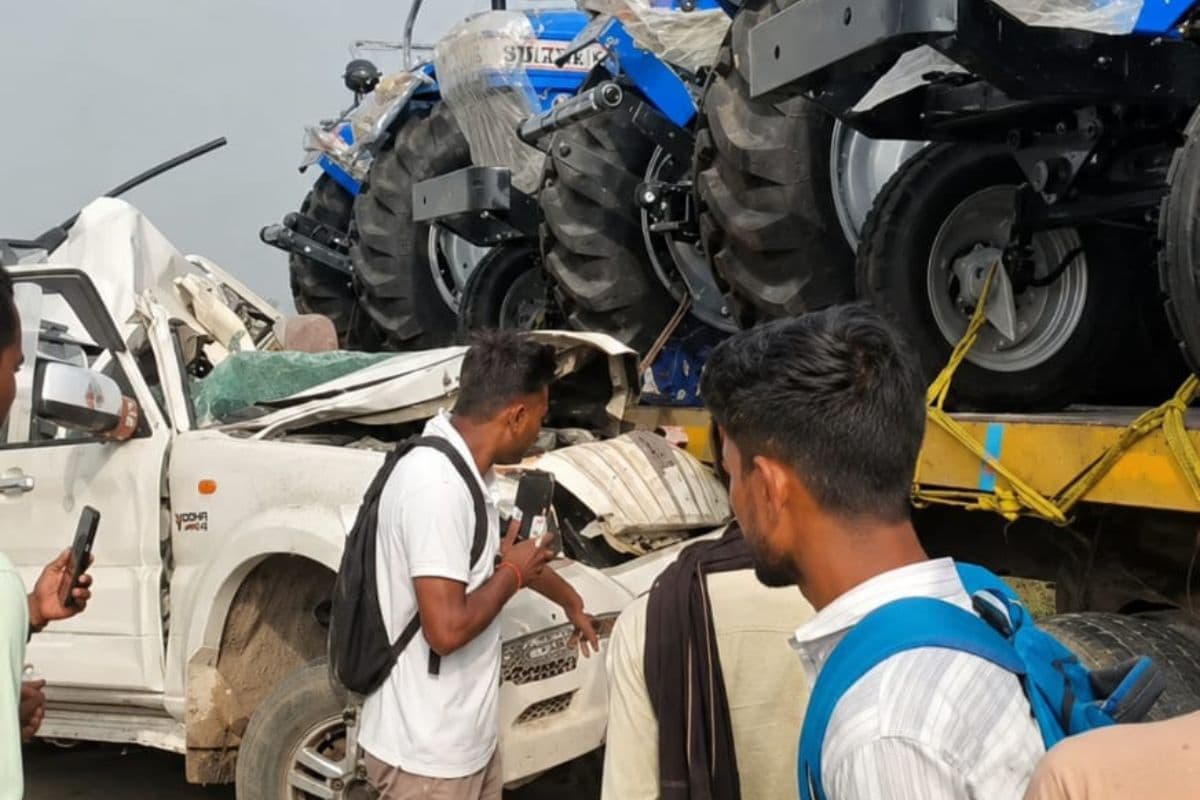 ब्रह्मपुर में भीषण सड़क हादसा, स्कार्पियो और ट्रैक्टर की टक्कर में 7 घायल