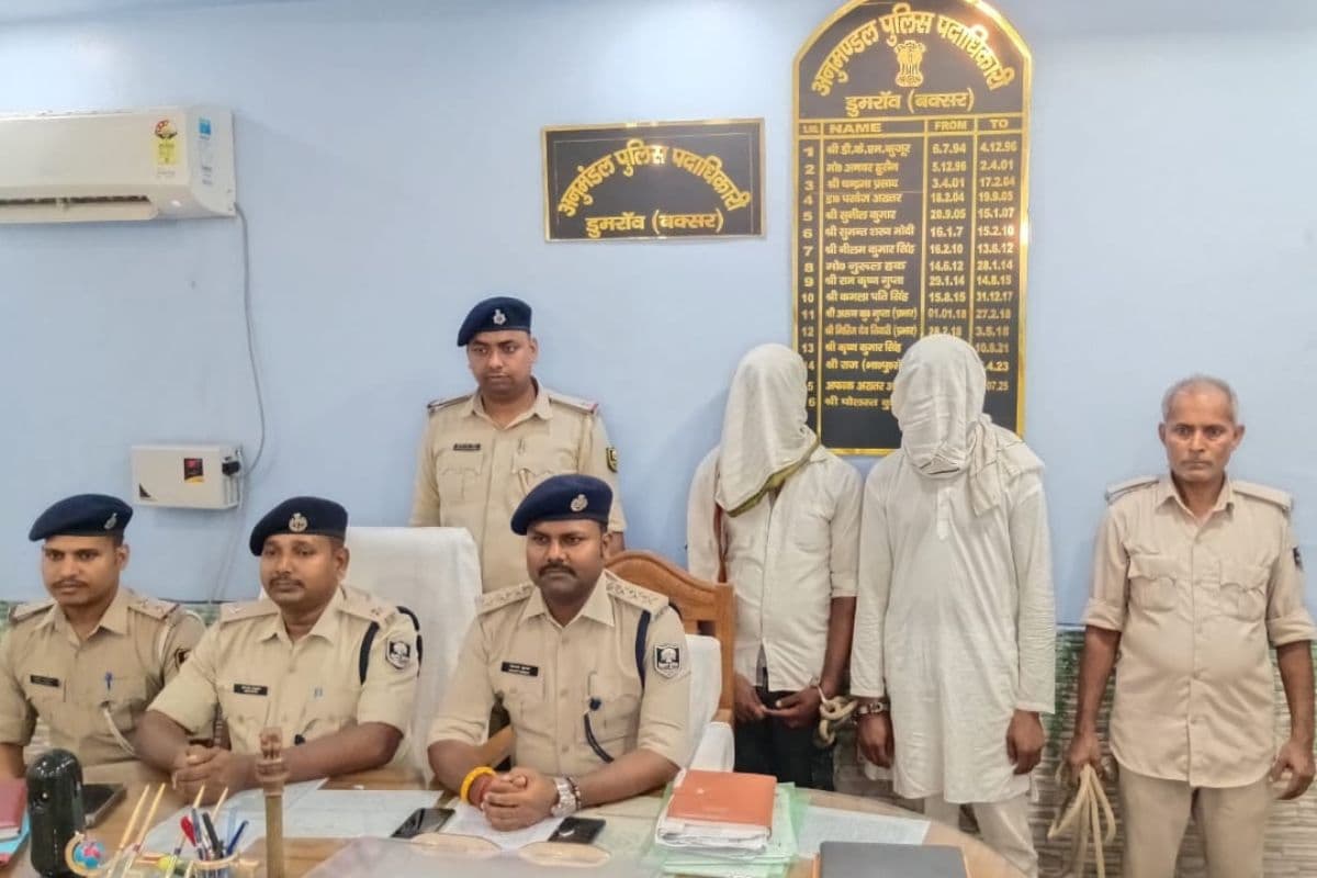 अपराध की साजिश रचते दो बदमाश गिरफ्तार, देशी कट्टा बरामद