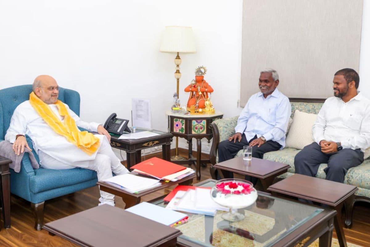 champai soren meets amit shah