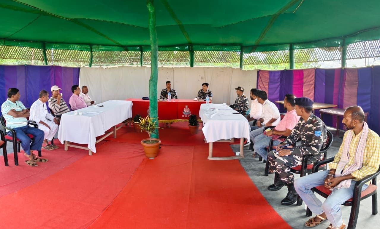 कुनौली सीमा चौकी पर सुरक्षा एजेंसियों व ग्रामीणों की अहम बैठक