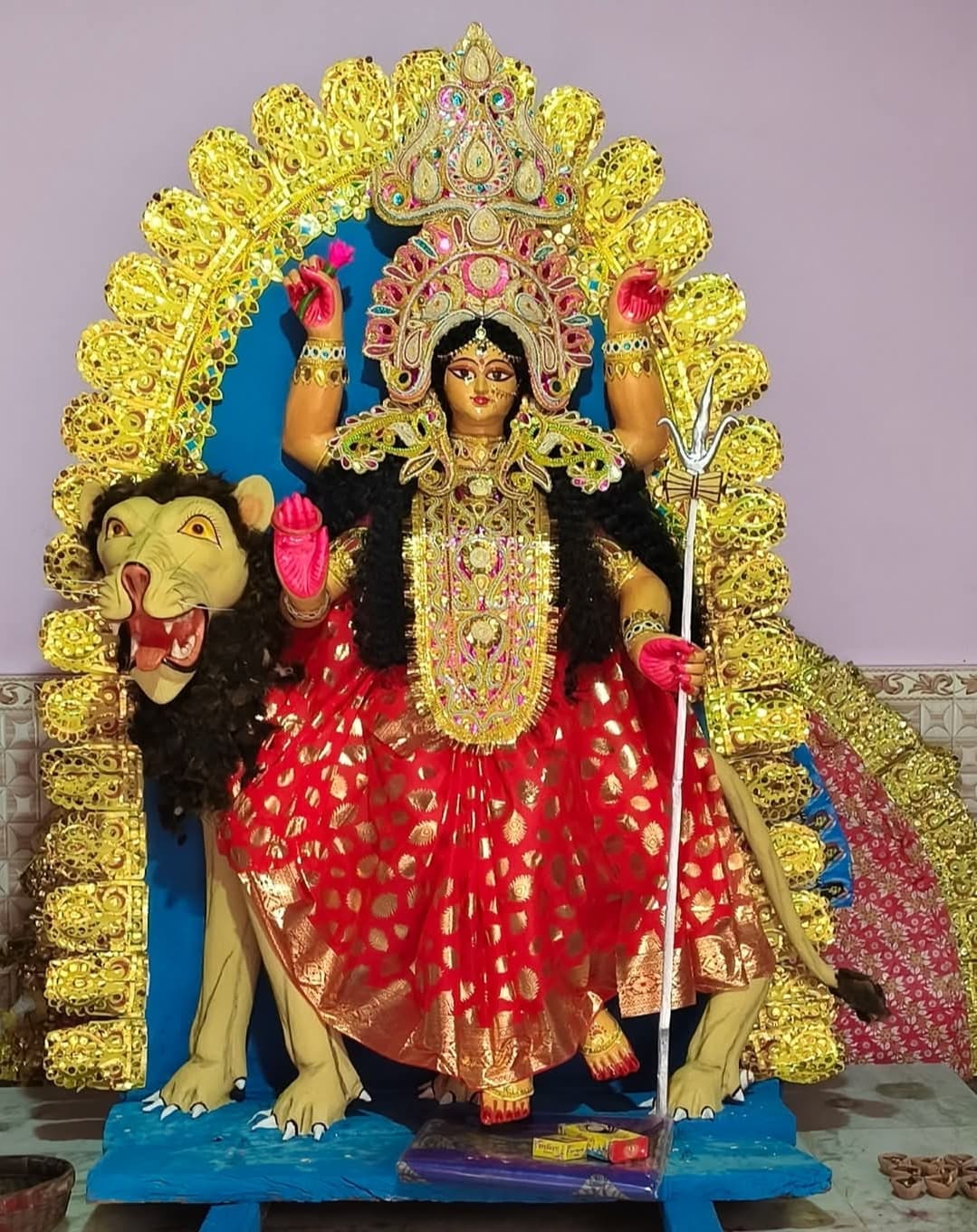 श्रद्धालुओं ने मां गंधेश्वरी से की सुख-समृद्धि की कामना