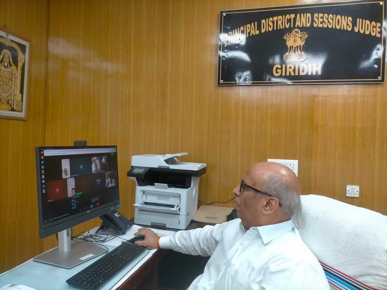 Giridih News :डालसा का प्रशिक्षण व जागरूकता कार्यक्रम