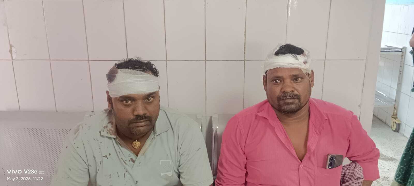 LAKHISARI महेशपुर गांव में पैसे के लेनदेन में दो पक्षों के बीच मारपीट, चार जख्मी