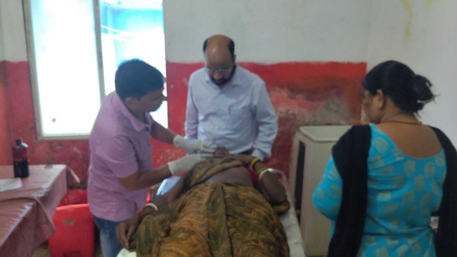 BANKA NR_NEWS बाइक से गिरकर महिला जख्मी