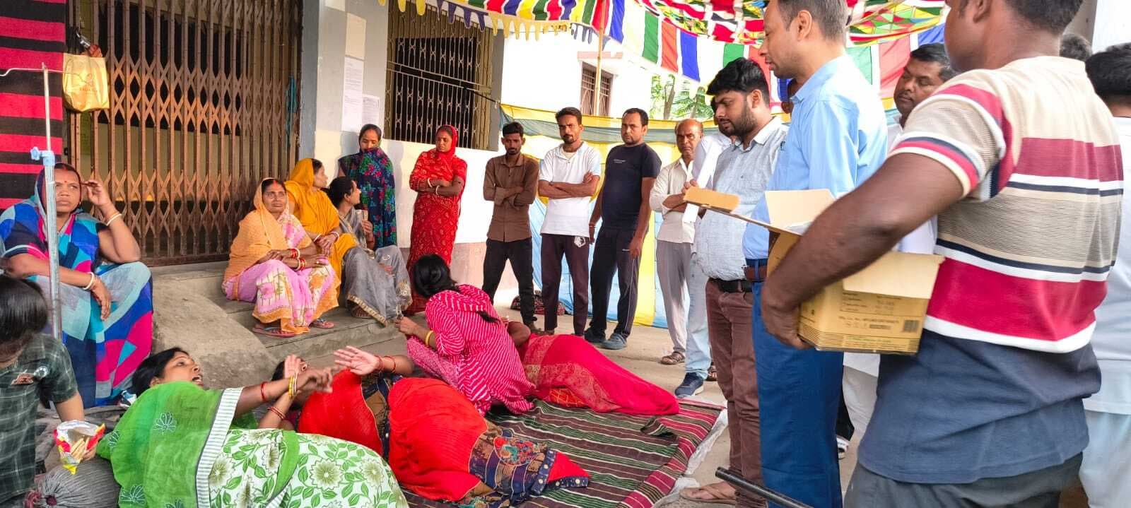 जीविका दीदियों का अनशन जारी, अब स्थल को खाली करने की मिली चेतावनी