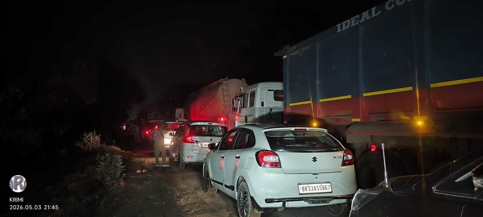 Bhagalpur news विक्रमशिला सेतु व एनएच-31 पर भीषण जाम, यात्री घंटों रहे परेशान