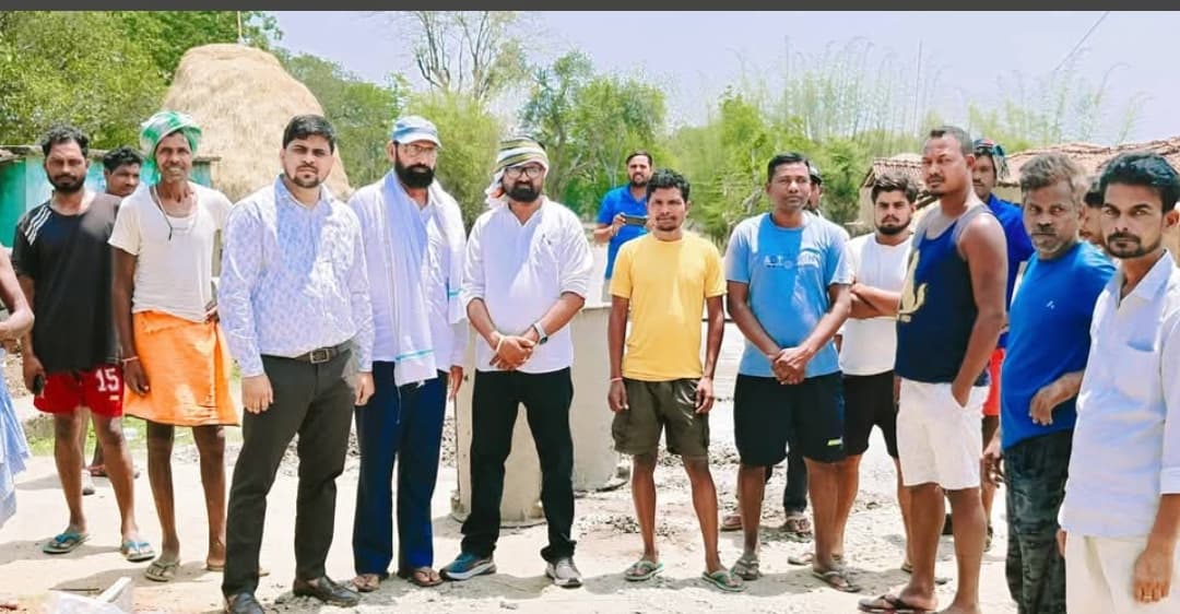 सड़क निर्माण कार्य में अनियमितता की शिकायत
