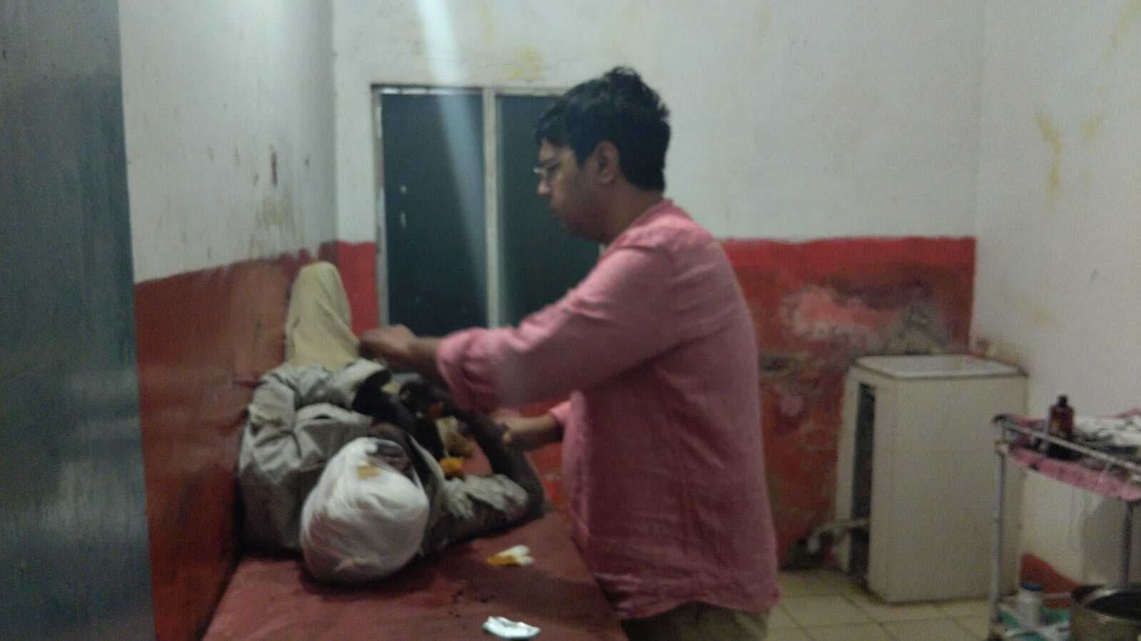 BANKA : बाइक की टक्कर में  दो व्यक्ति जख्मी, रेफर