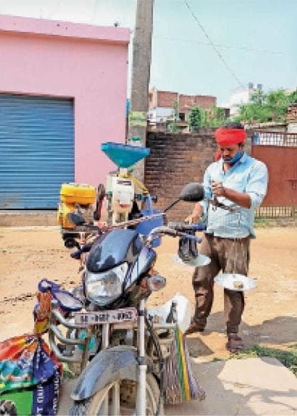MADHEPURA : चलती बाइक पर चक्की, गांव-गांव पहुंच रहा ताज़ा सत्तू
