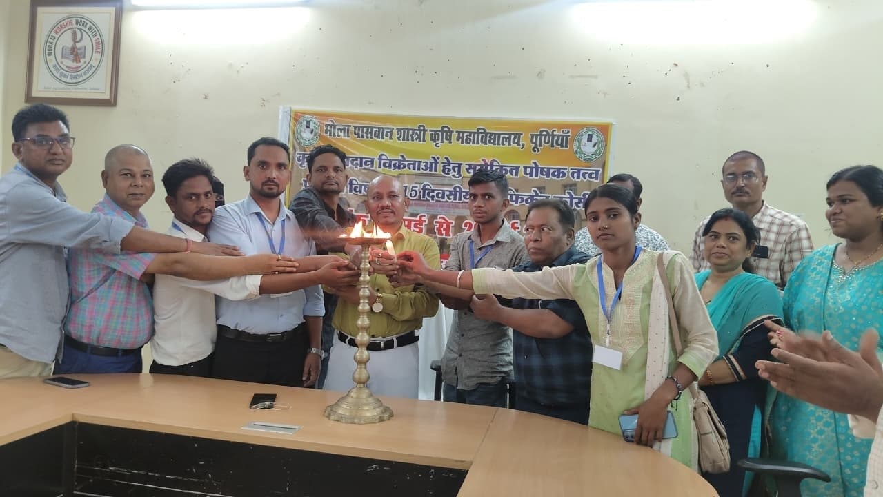 मिट्टी की उर्वरता बनाये रखने के लिए संतुलित उर्वरक का प्रयोग जरूरी : डॉ डीके महतो