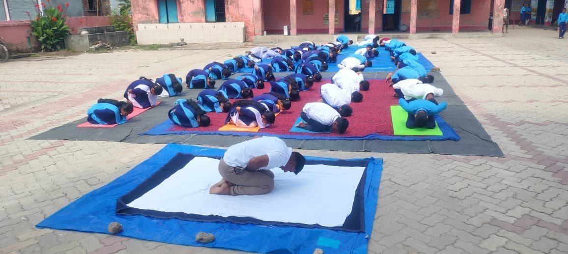 अंतरराष्ट्रीय योग दिवस को ले एसएसबी का जागरूकता अभियान, विद्यार्थियों ने किया योगाभ्यास