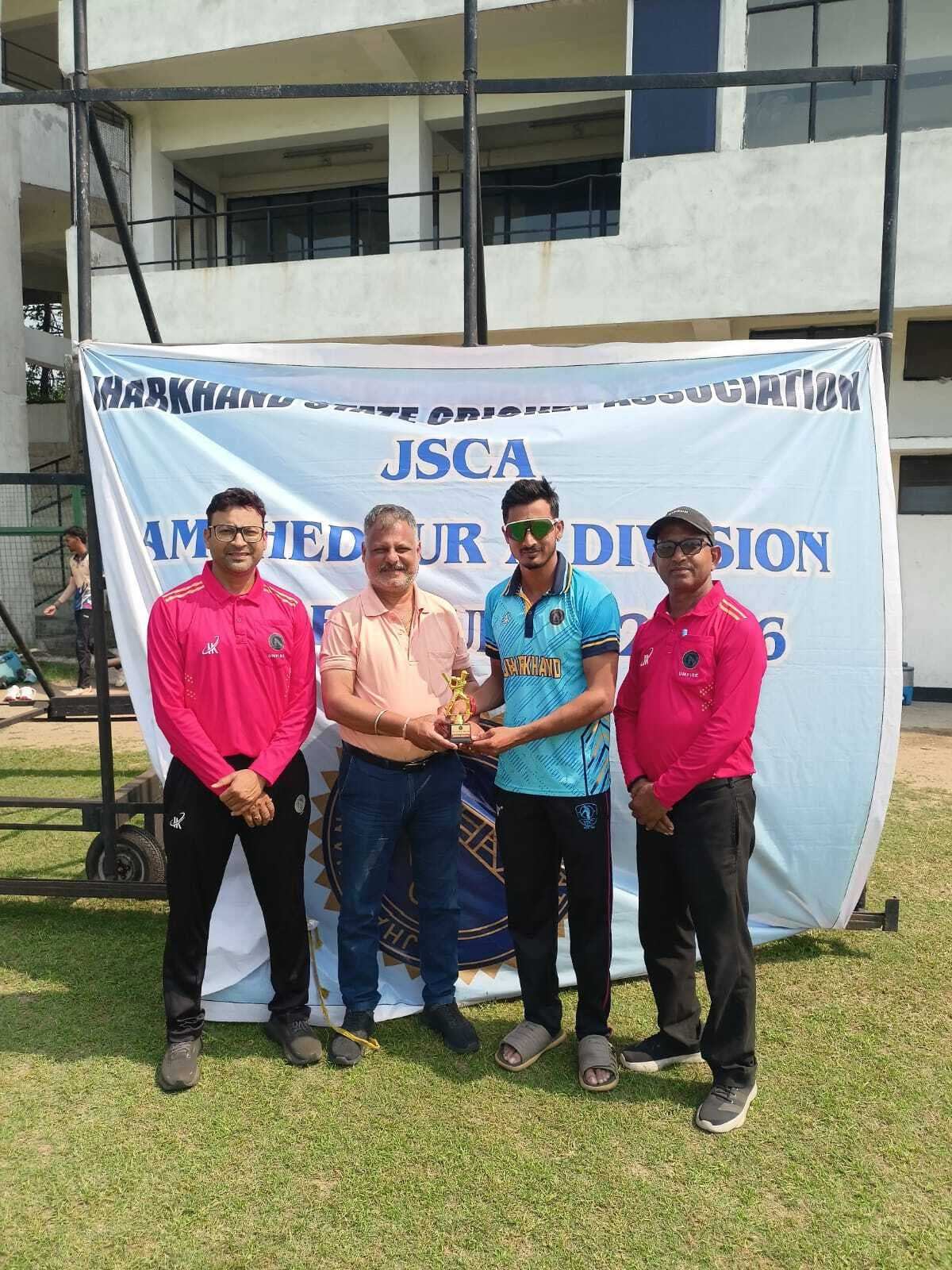 Jsca a divisiont20: सुप्रियो ने जड़ा शतक, यंग ब्वॉयज की टीम जीती