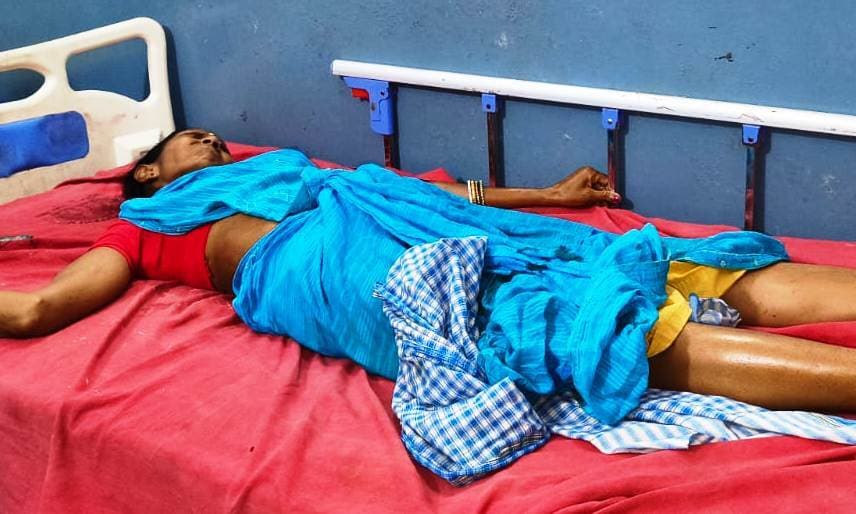 महिला को गोली मारकर लूट, भागलपुर मेडिकल कॉलेज रेफर