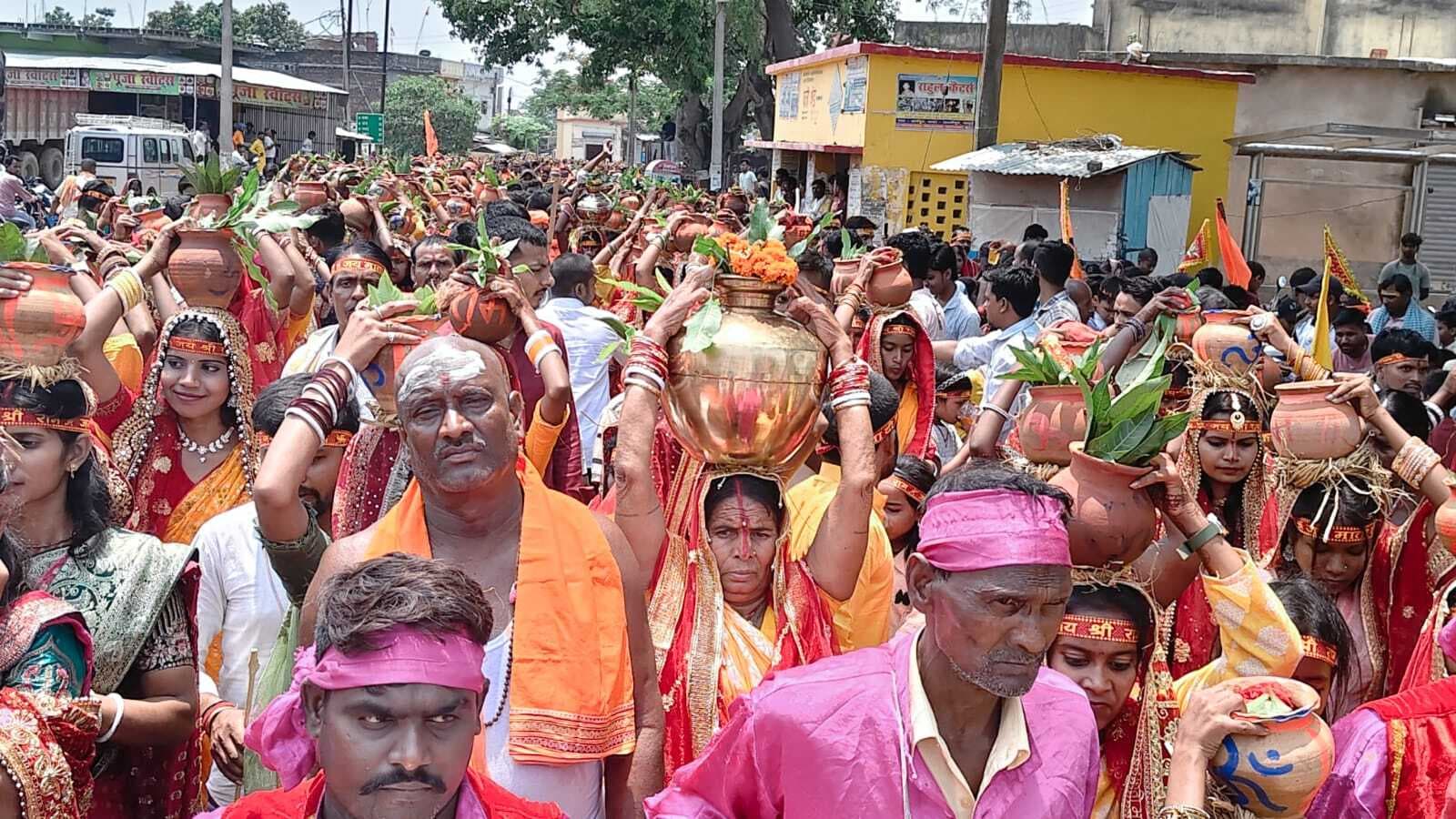 कलशयात्रा के साथ काला में नौ दिवसीय श्रीराम विवाह महायज्ञ शुरू