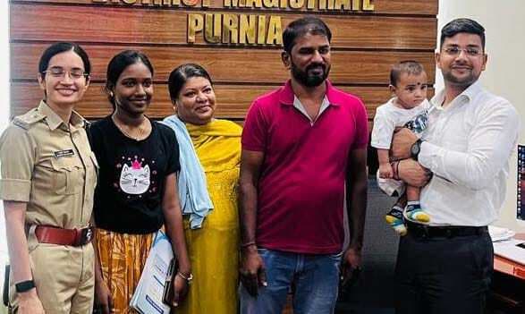 Purnia, पूर्णिया के अर्णव को चेन्नई के दंपती ने लिया गोद, नया नाम रखा वीएस अर्जुन