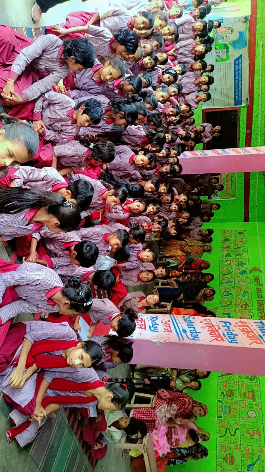 स्कूली बच्चों को लू से बचाव की दी जानकारी