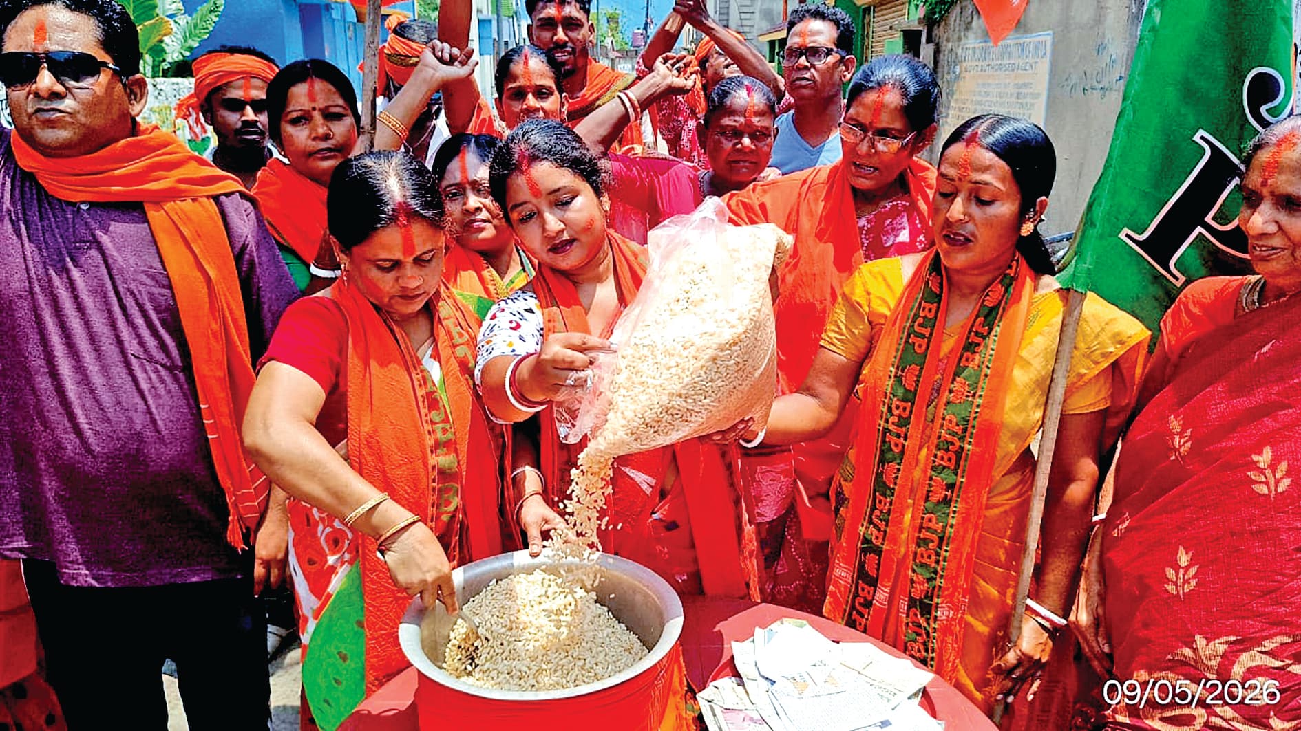 बंगाल में भगवा सूर्योदय, शुभेंदु राज के साथ शिल्पांचल में भाजपाइयों का जोश सातवें आसमान पर