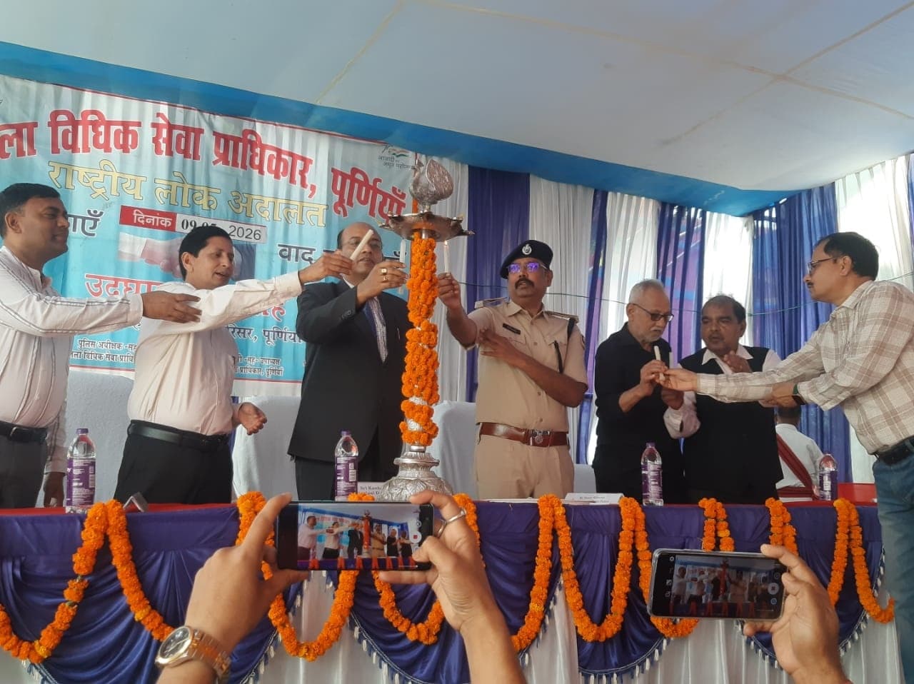 राष्ट्रीय लोक अदालत में तीन हजार मामले का किया गया निबटारा