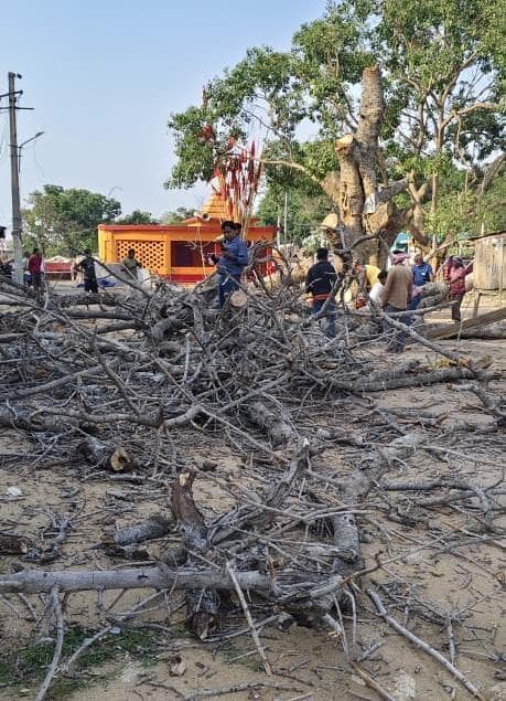 नगर पंचायत की कार्रवाई से लोगों ने ली राहत की सांस