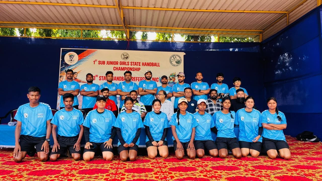 Jharkhand handball: पूर्व सिंहभूम की बालिका हैंडबॉल टीम बनी चैंपियन