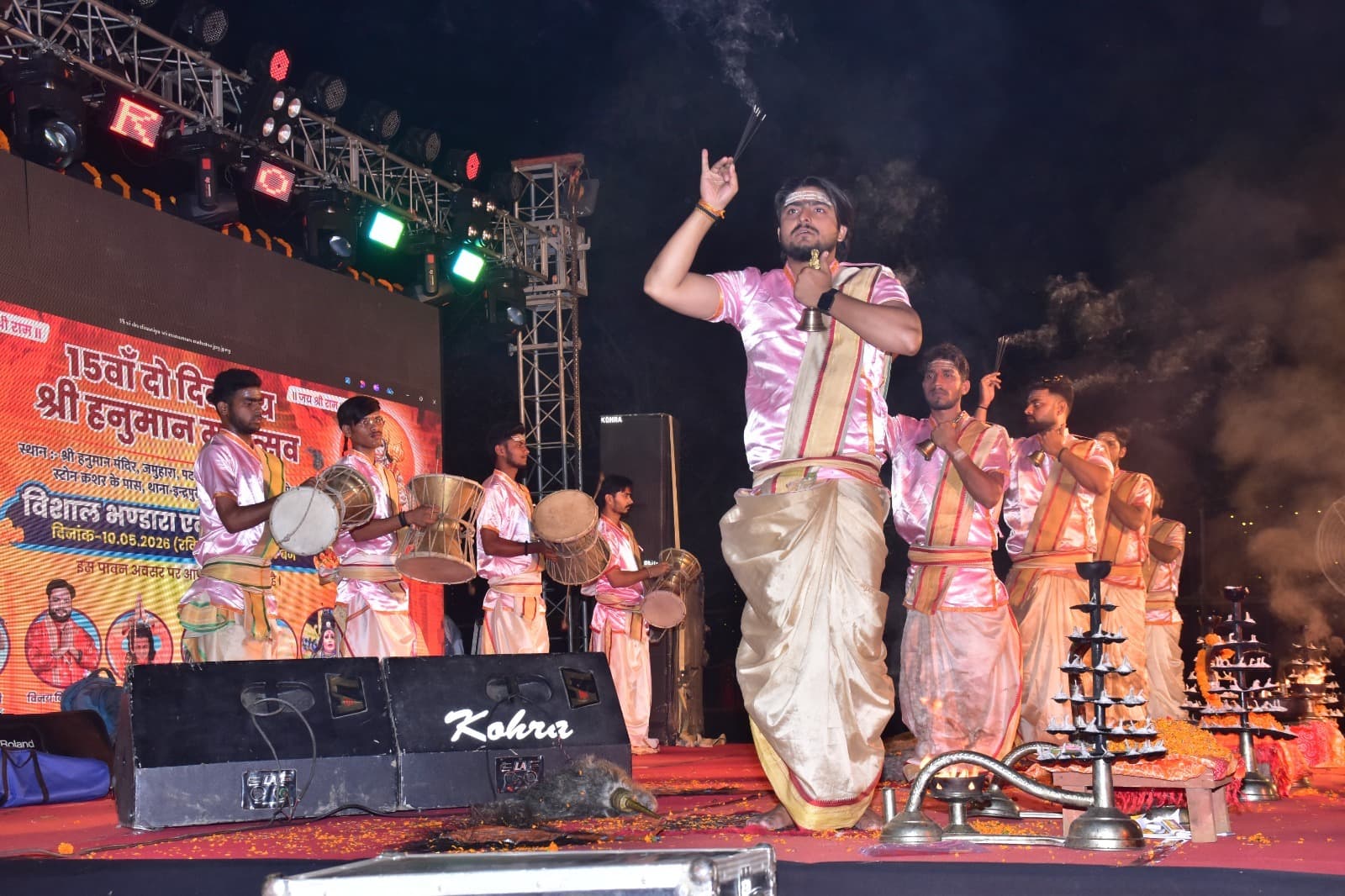 पटनवांकला हनुमान मंदिर में सजी सुरों की महफिल,  श्रीराम दरबार की मनमोहक झांकियों ने जीता दिल