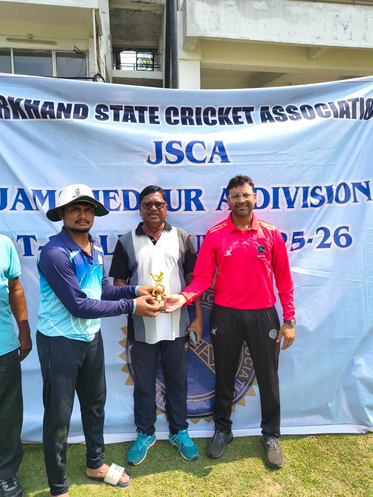 Jsca a division : नरेंद्र देव का प्रयास व्यर्थ, नोबल सीसी दो विकेट से जीता