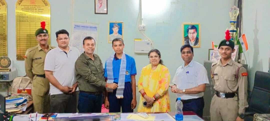 Lbsm Ncc cadet : नेशनल एडवेंचर कैंप के लिए एलबीएसएम के शिव शंकर चयनित