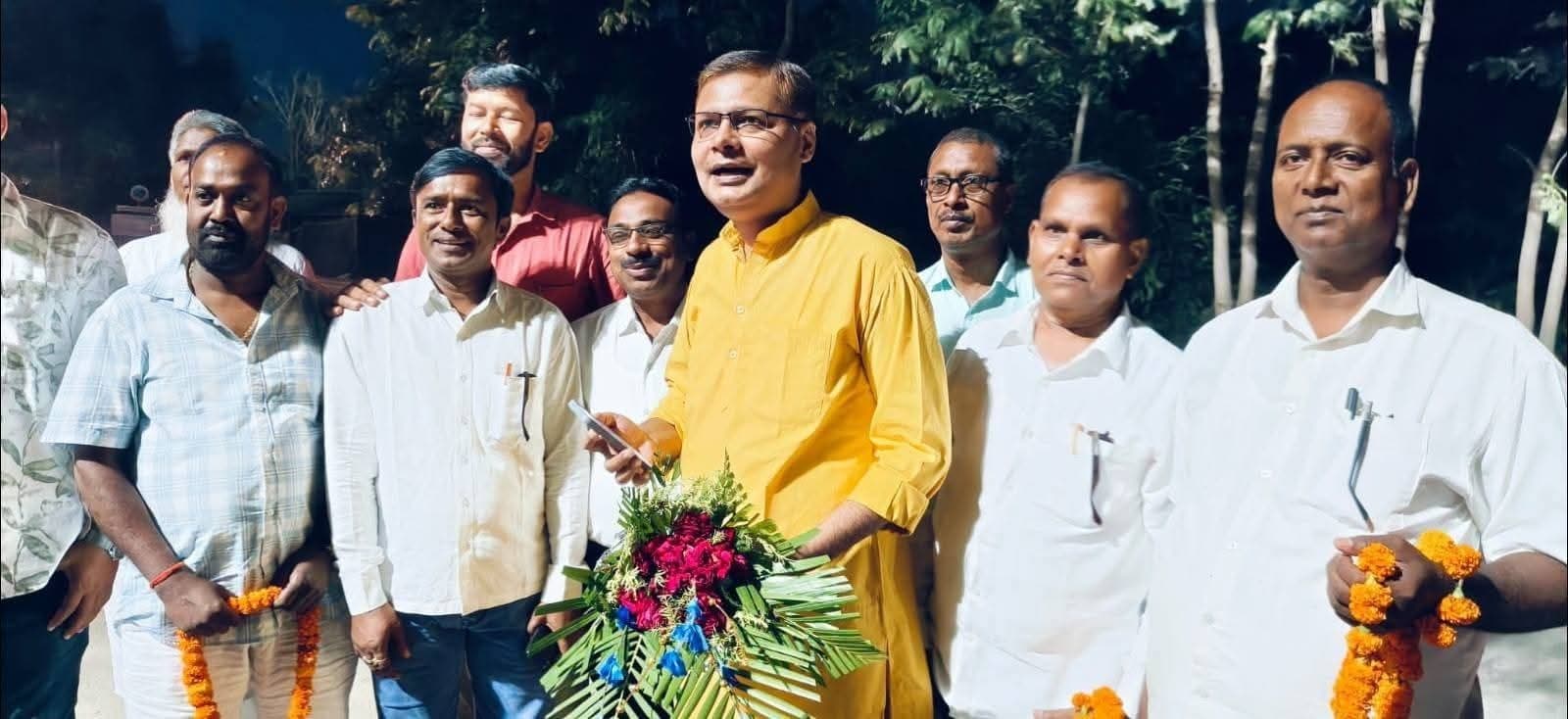 मंत्री दामोदर रावत का शिक्षक संघ ने किया स्वागत