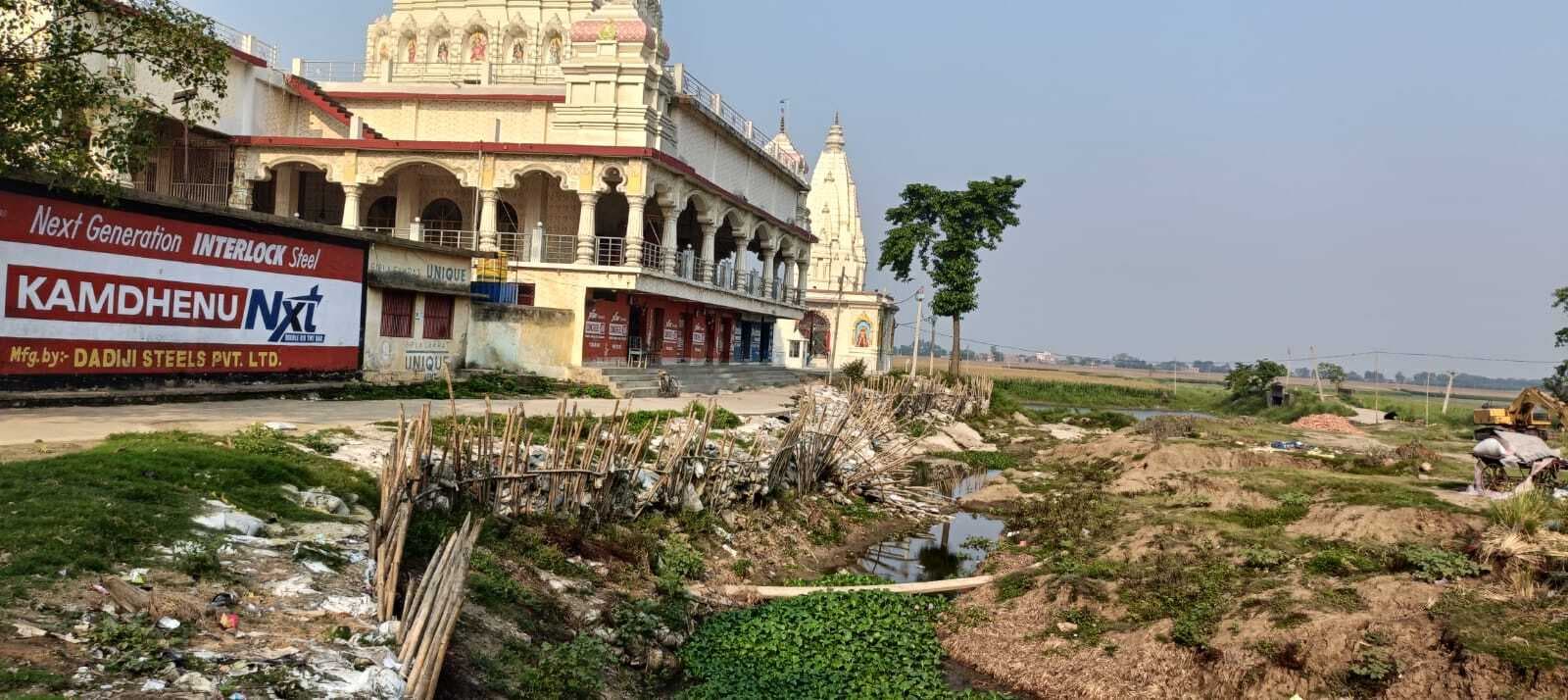 BHAGALPUR : सैदपुर दुर्गा मंदिर को फिर झेलना होगा बाढ़ व कटाव का खतरा