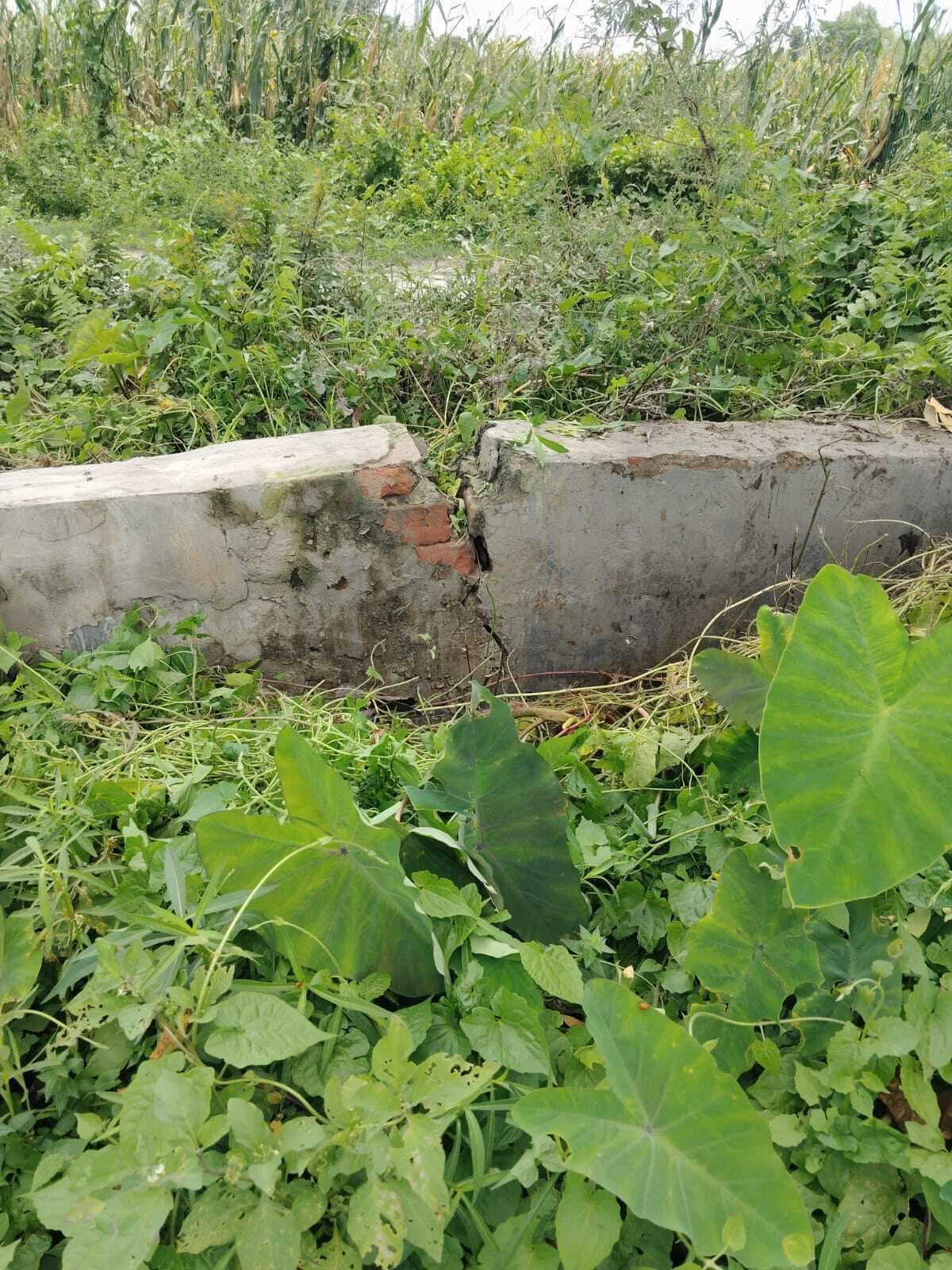 SUPAUL: बिना पाइप बना दी पुलिया, कुछ ही दिनों में फट गया पिलर