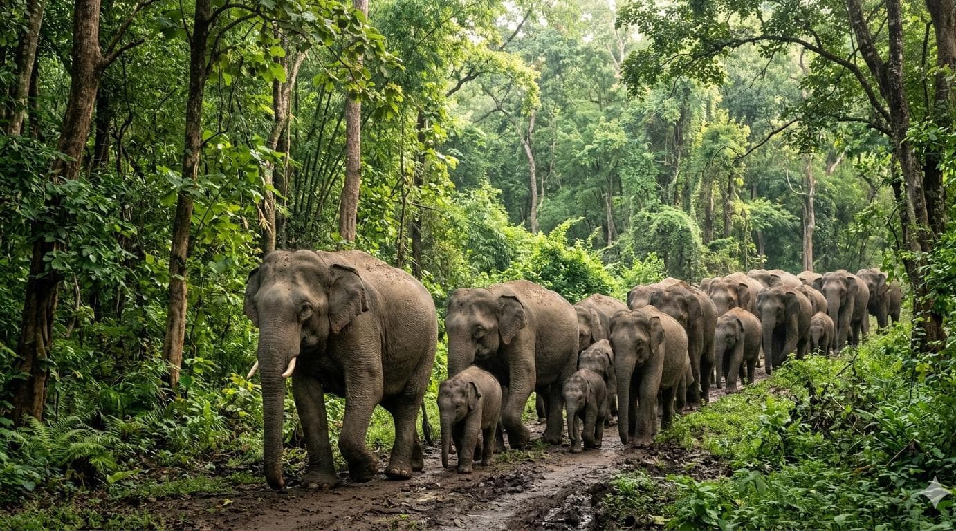 बिंदीचक में जंगली हाथियों ने एक व्यक्ति को कुचलकर मार डाला