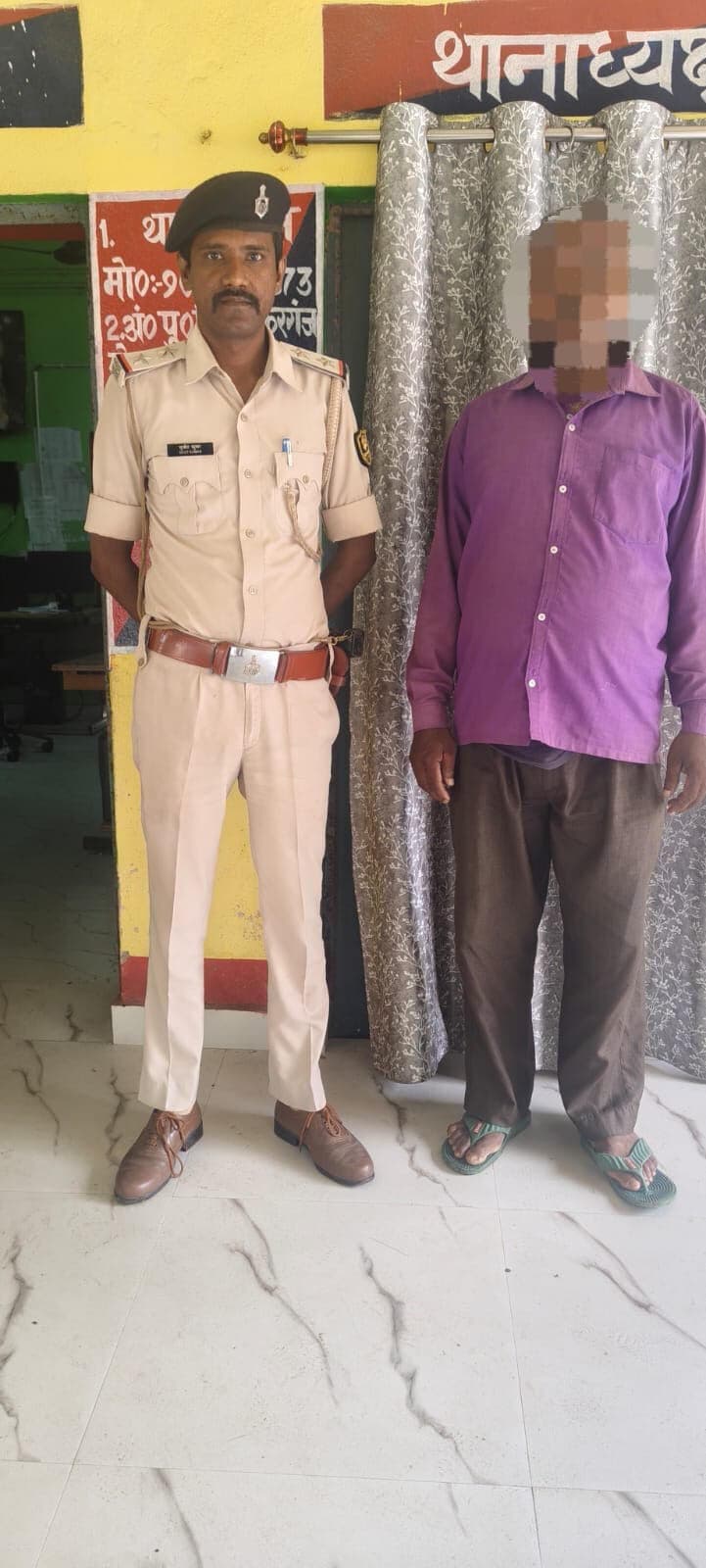 पोठिया पुलिस ने धड़पकड़ अभियान में एक आरोपित को किया गिरफ्तार
