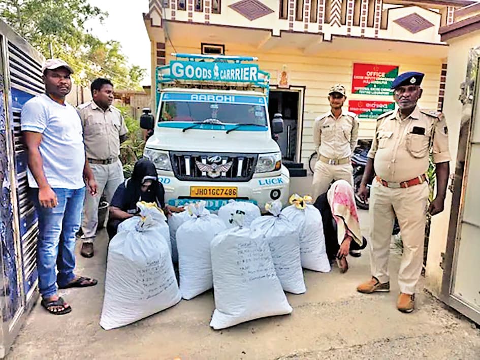 Sambalpur News: शहर का प्रतिष्ठित व्यवसायी गिरफ्तार, एक क्विंटल गांजा जब्त