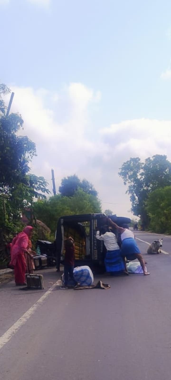 Banka : विश्वकोरवा के पास ऑटो पलटा, पांच जख्मी,  इलाजरत