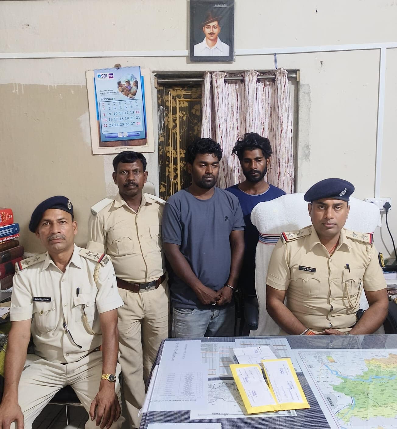 05.39 ग्राम स्मैक के साथ दो युवक गिरफ्तार