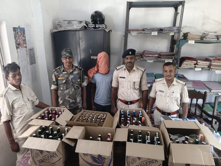 फतेहपुर में विदेशी शराब व बीयर जब्त, दुकानदार गिरफ्तार