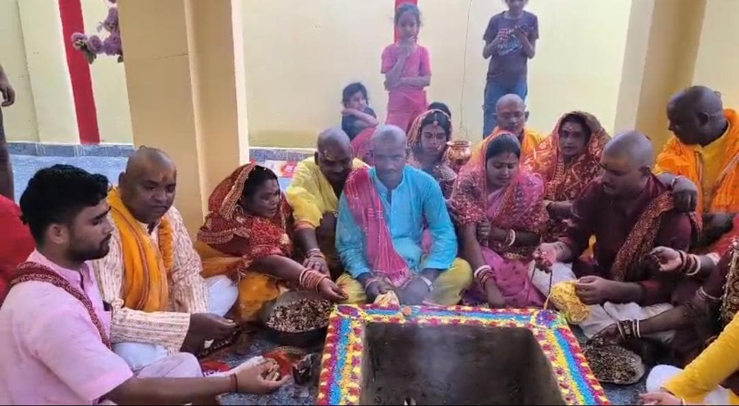 Munger, धपरी गांव में अखंड रामधुन का आयोजन, श्रद्धालुओं की उमड़ी भीड़