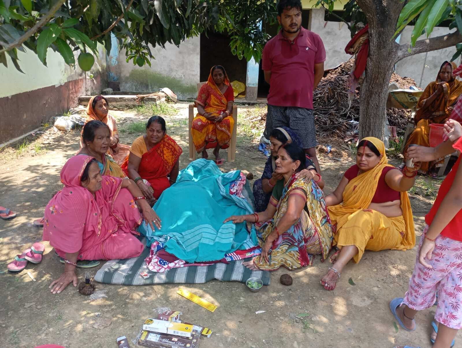 मुंगेर में बिजली करंट की चपेट में आने से वृद्ध की मौत