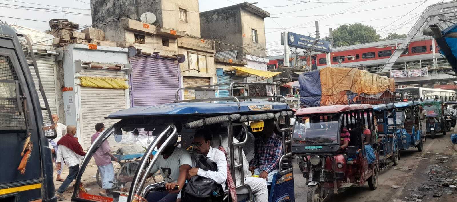 बायपास पर नो-एंट्री से लखीसराय में ‘महाजाम’, शहर की रफ्तार थमी